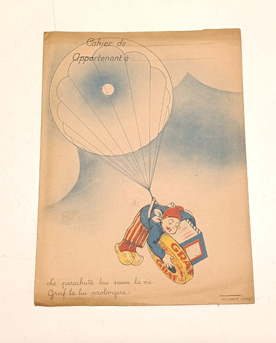 Old advertising notebook - old,
