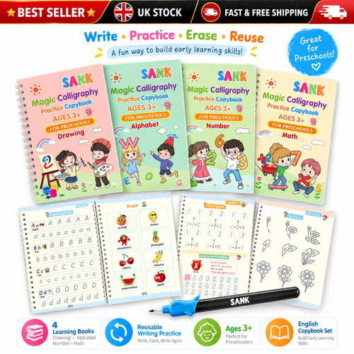 Magic practice copybook kids - magic,
