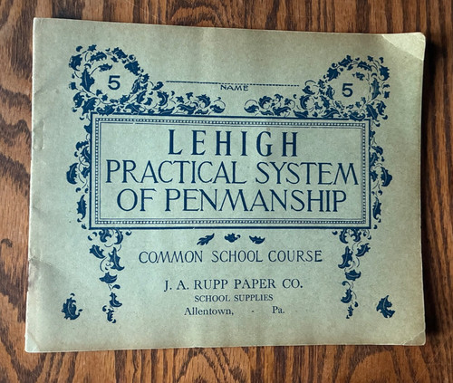 Antique lehigh penmanship - antique,