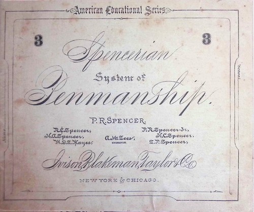Spencerian penmanship copybook - penmanship,