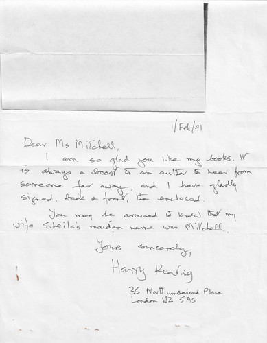 Three autographs r f - three, h.r.f